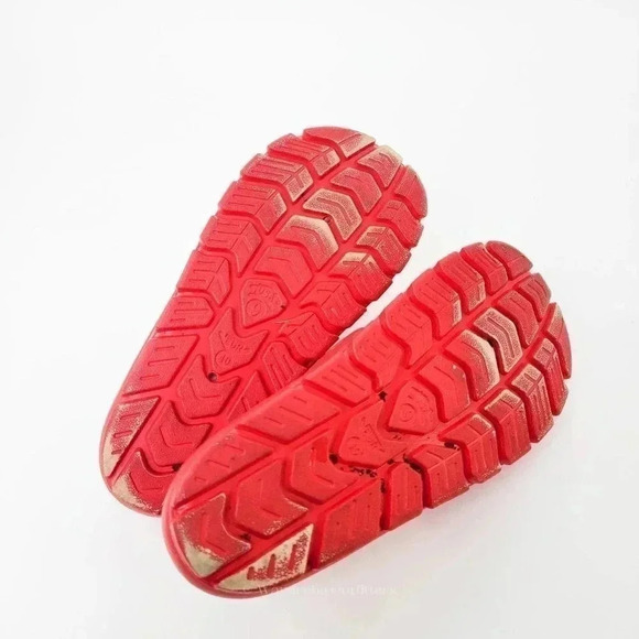 Jeffrey Campbell Red Slip On Slide Sandals - 9 - Picture 4 of 7